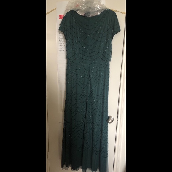 Adrianna Papell Emerald Evening gown - Picture 7 of 7